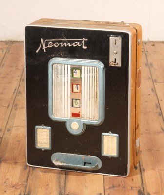 Lot 376 - A Neomat wall-mounted slot machine game, circa...