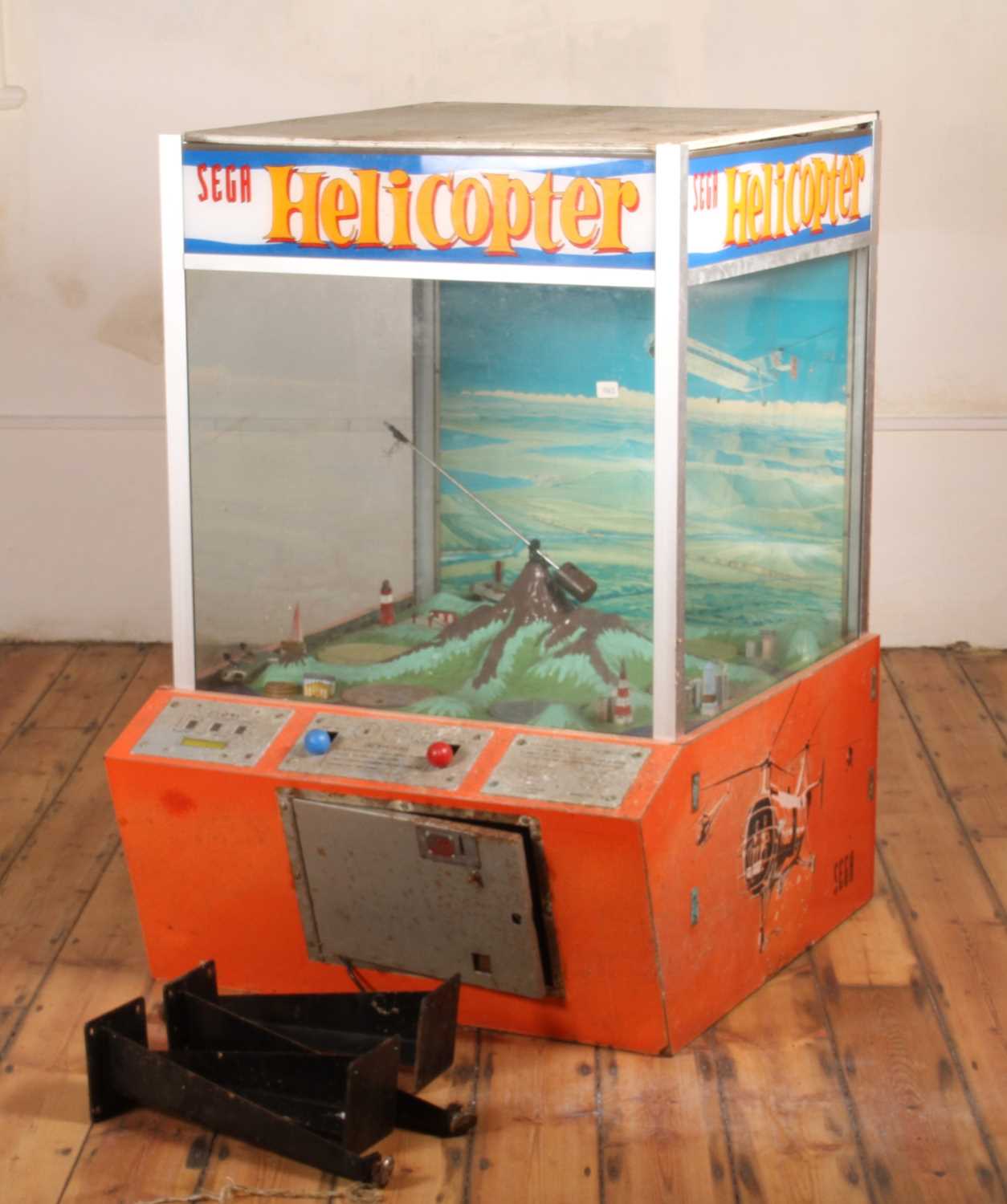 Lot 378 - A Sega Helicopter arcade game, circa 1970s,...