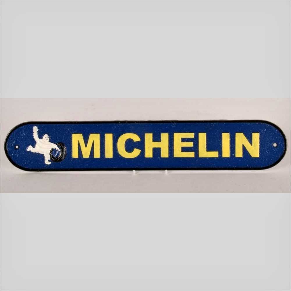 Lot 544 - A modern cast iron Michelin advertising sign,...
