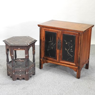 Lot 531 - A modern Chinese hardwood cabinet