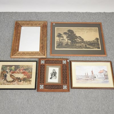 Lot 182 - A collection of pictures and prints