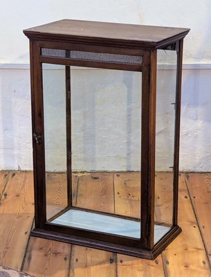 Lot 359 - A vintage tabletop glazed display cabinet,...