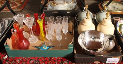 Lot 465 - A collection of mixed glassware, metalwares...