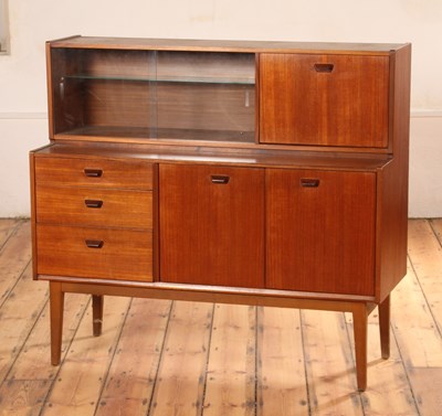 Lot 60 - A teak sideboard/highboard, circa 1960s,...