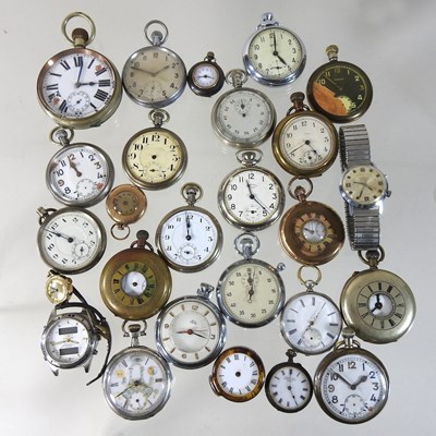 Lot 45 - A collection of pocket watches