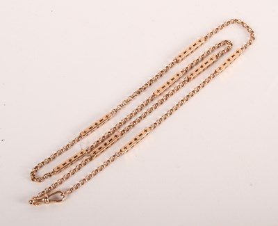 Lot 97 - A 9 carat gold chain, 17.55 g