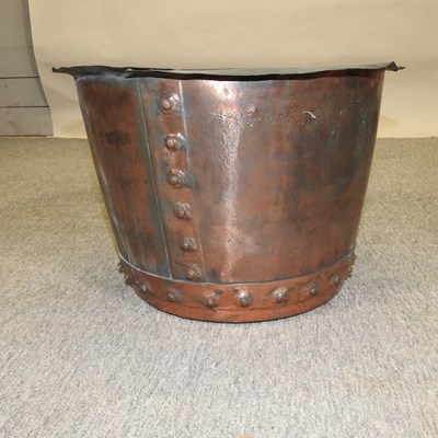 Lot 86 - A 20th century riveted copper copper