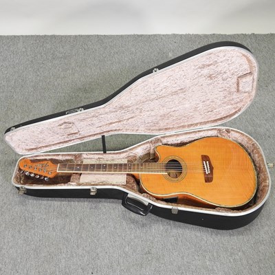 Lot 581 - A Fender Montana electro acoustic guitar