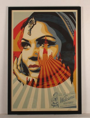 Lot 41 - Shepard Fairey (American, b.1970), Welcome...