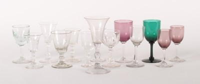 Lot 160 - A collection of drinking glasses, to include...