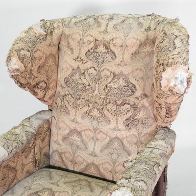 Lot 504 - A Victorian upholstered invalid chair