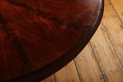 Lot 76 - A 19th century mahogany radially veneered...