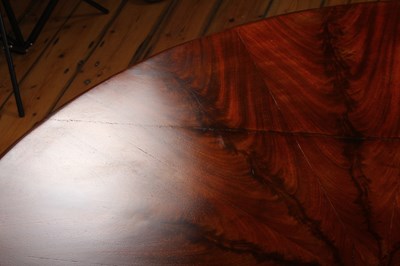 Lot 76 - A 19th century mahogany radially veneered...