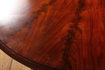 Lot 76 - A 19th century mahogany radially veneered...
