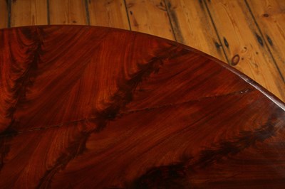 Lot 76 - A 19th century mahogany radially veneered...