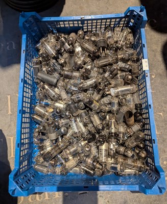 Lot 303 - Seven boxes of various vacuum tubes or radio...