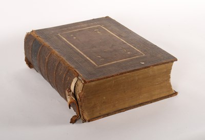 Lot 191 - A large Victorian Imperial Family Bible, dated...