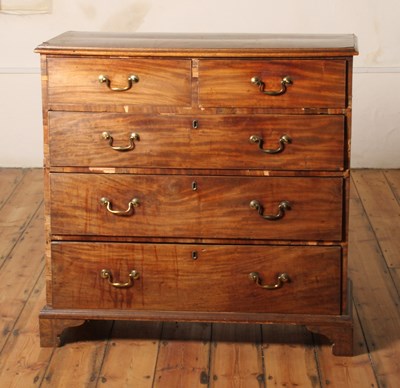 Lot 430 - A 19th century mahogany chests of drawers, h...