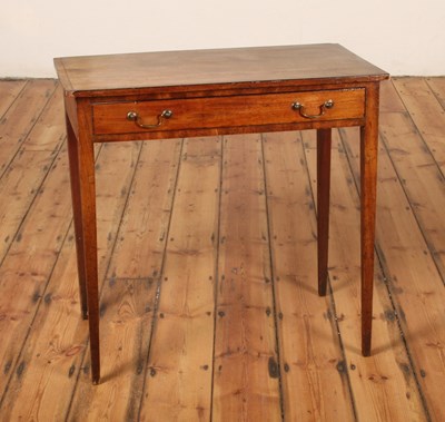 Lot 335 - A 19th century mahogany side table, having a...