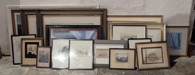 Lot 65 - Various pictures and prints, to include...