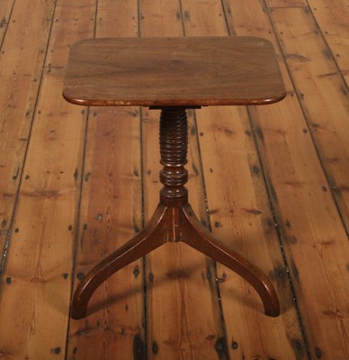 Lot 403 - A 19th-century mahogany tripod table, h 69cm,...