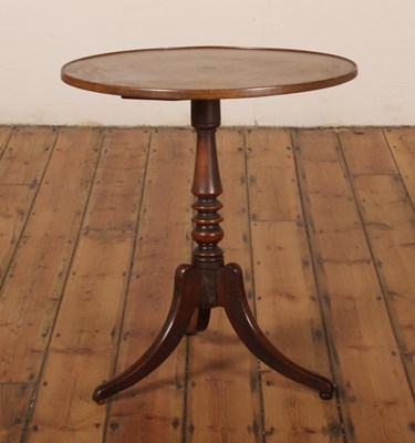 Lot 329 - A 19th century mahogany tripod table, dia....