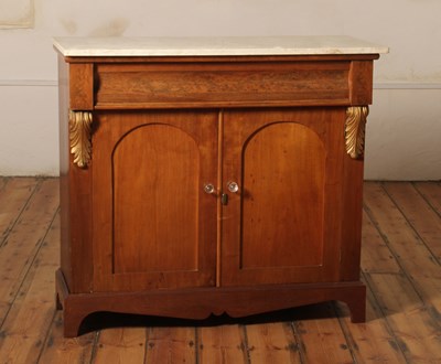 Lot 439 - A 19th century and later marble topped...