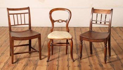 Lot 425 - Three various 19th century chairs