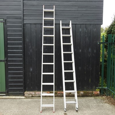 Lot 337 - An aluminium ladder