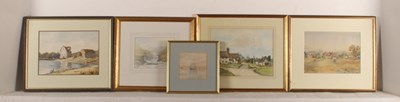 Lot 66 - A collection of five various watercolours