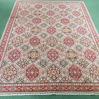 Lot 433 - An Axminster style carpet