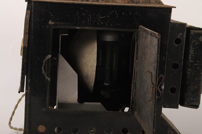 Lot 315 - A vintage magic lantern projector and slides