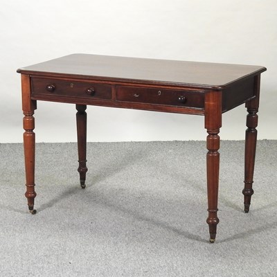 Lot 588 - A Victorian mahogany side table