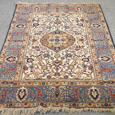 Lot 407 - A Turkish woollen rug