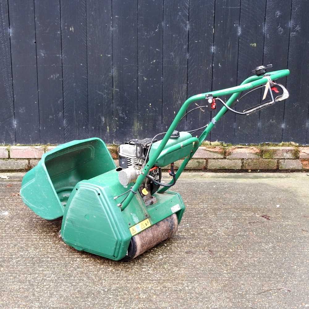 Lot 104 - A Qualcast petrol cylinder lawn mower, Classic...
