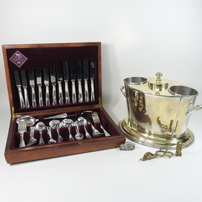Lot 213 - A modern plated wine cooler