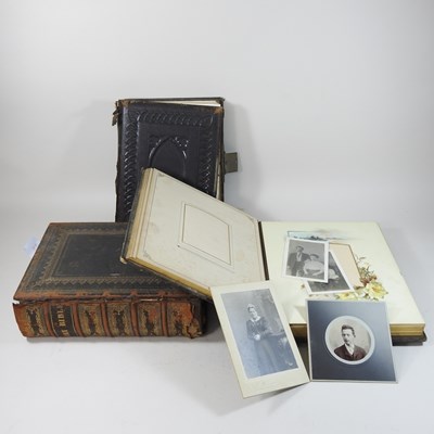 Lot 214 - A Victorian music box in the form of a photograph album