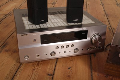 Lot 300 - A Kenwood or Trio KP-1022 turntable on a black...