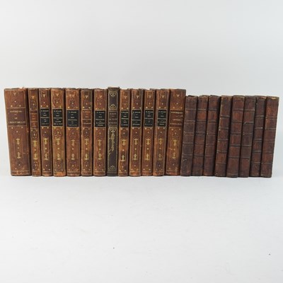Lot 155 - A collection of leather bound books