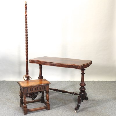 Lot 642 - A Victorian stretcher table