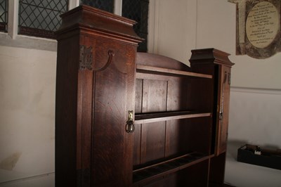 Lot 549 - An early 20th century Arts and Crafts oak...