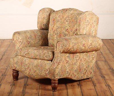 Lot 546 - An early 20th century Howard style chintz...