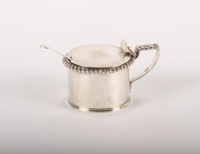 Lot 267 - A George VI silver mustard, London 1828, by...