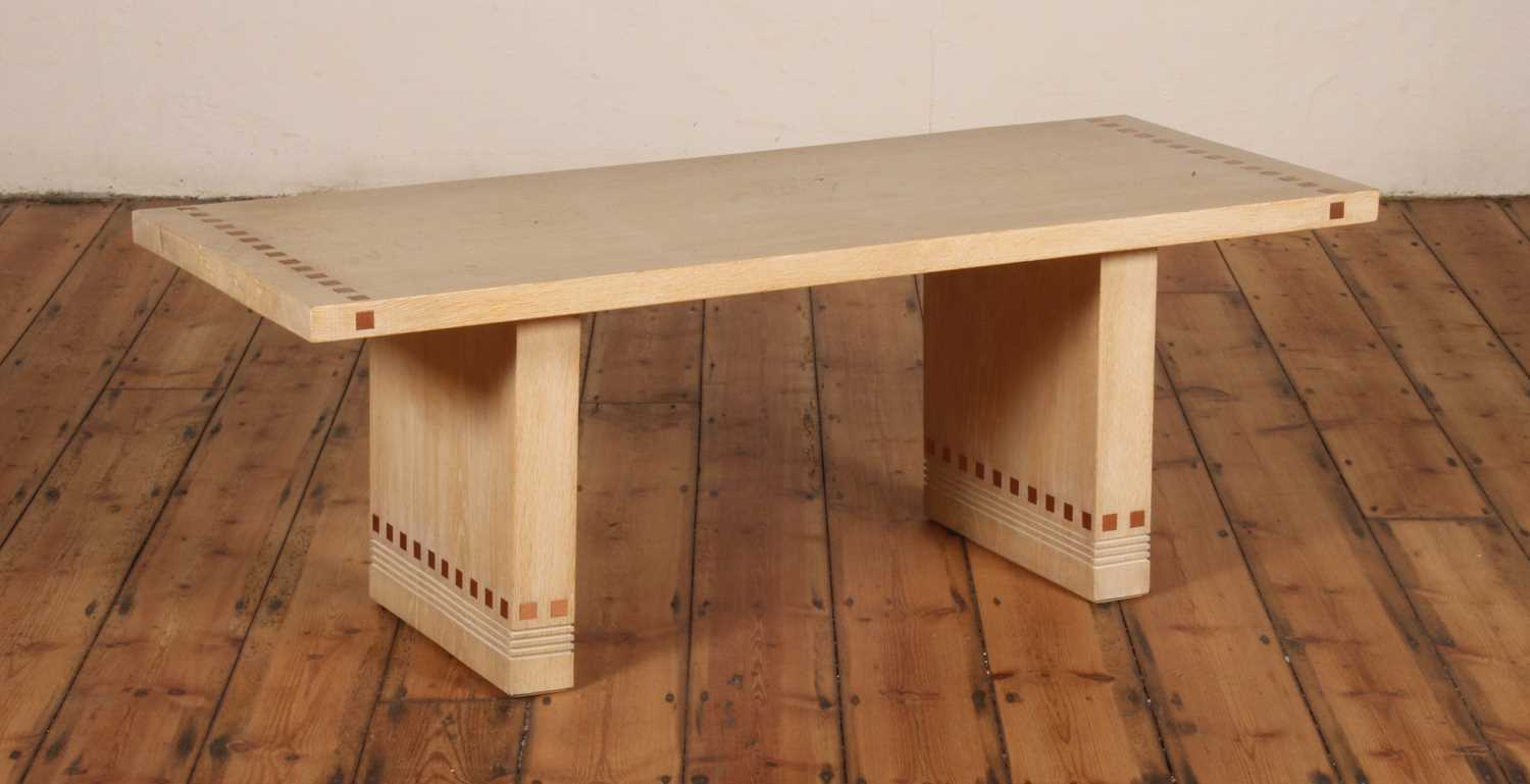 Lot 482 - David Gregson (contemporary), a limed oak...
