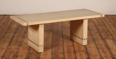 Lot 482 - David Gregson (contemporary), a limed oak...