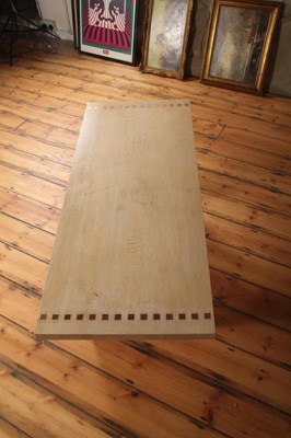 Lot 482 - David Gregson (contemporary), a limed oak...