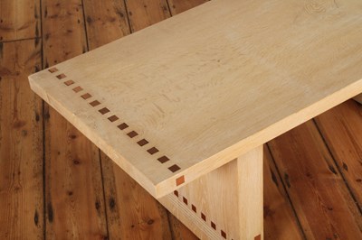 Lot 482 - David Gregson (contemporary), a limed oak...