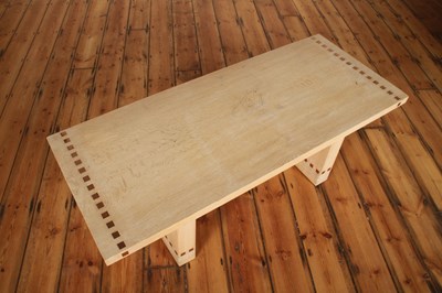 Lot 482 - David Gregson (contemporary), a limed oak...