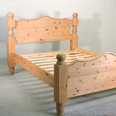 Lot 451 - A modern pine bedstead