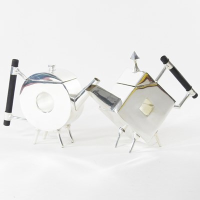 Lot 285 - After Christopher Dresser, a plated metal...